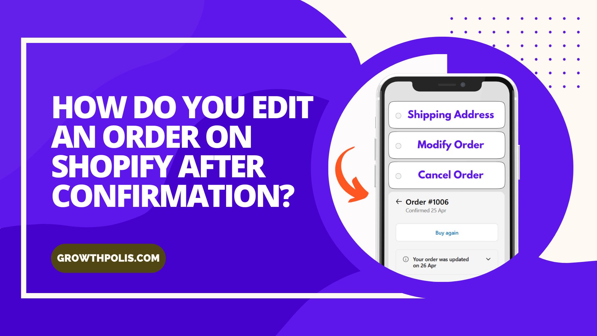 How do you edit an order on Shopify after confirmation