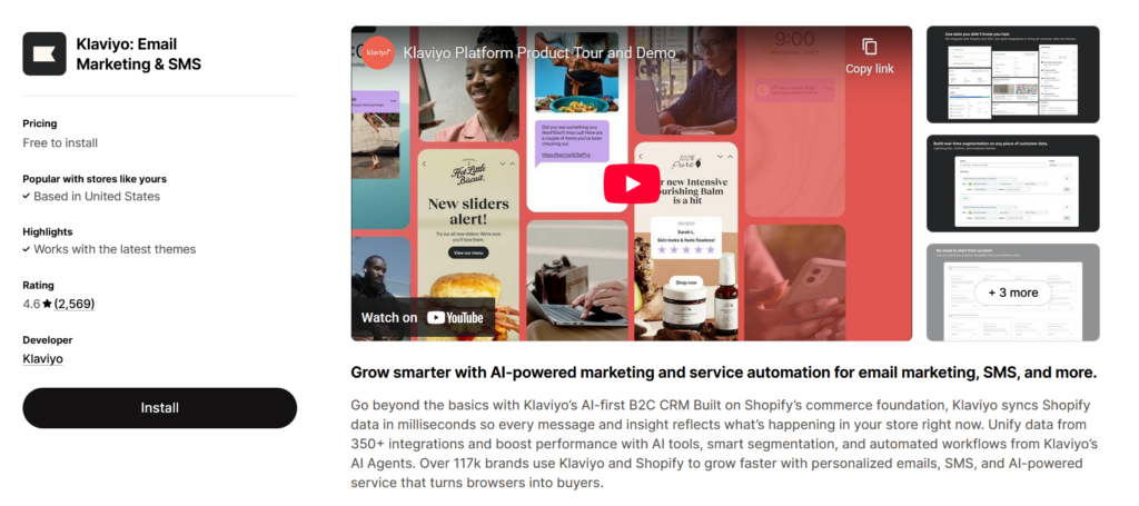 Klaviyo - Email Marketing