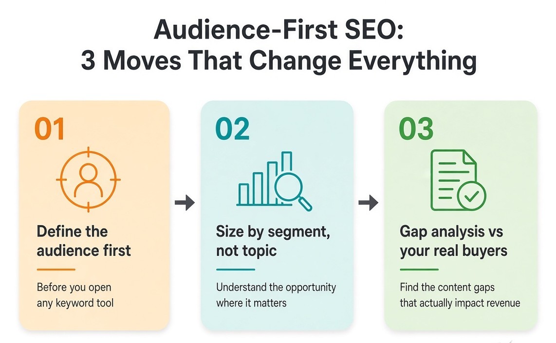 Audience-First SEO 3 Step Framework