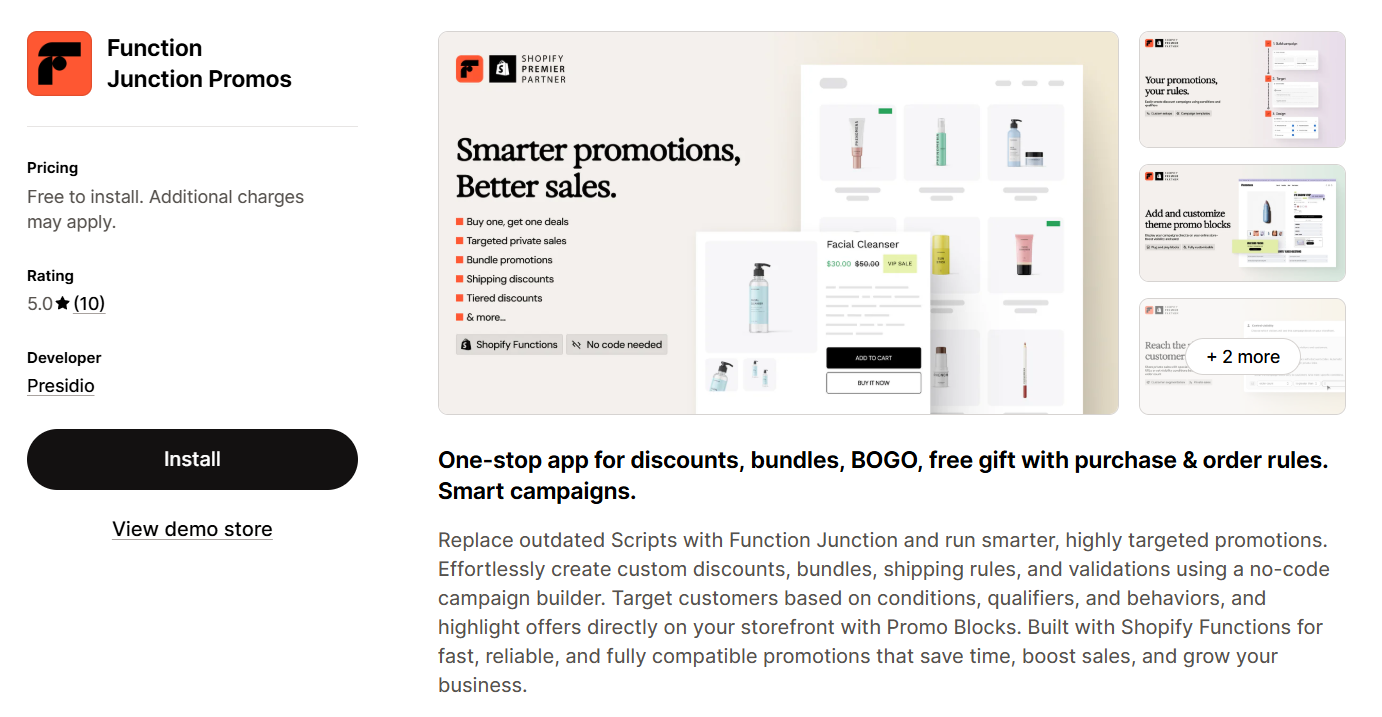 Function Junction Promos App