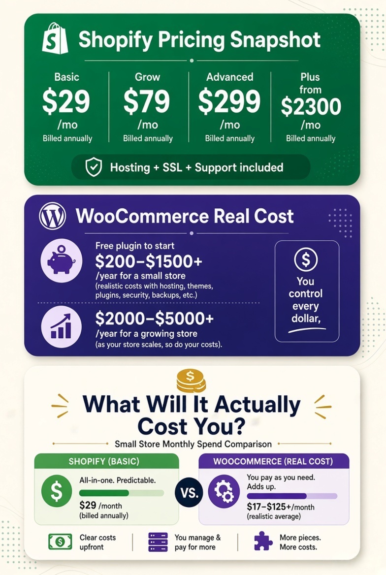 woocommerce vs shopify