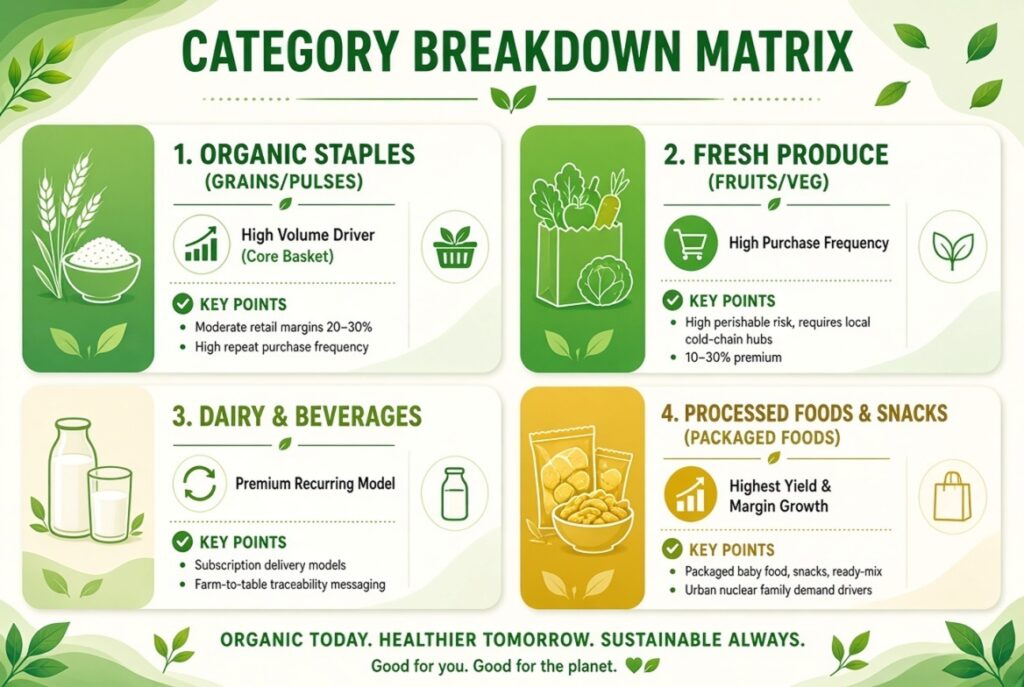 Organic Food Category Matrix Breakdown Organic Food Category Matrix Breakdown